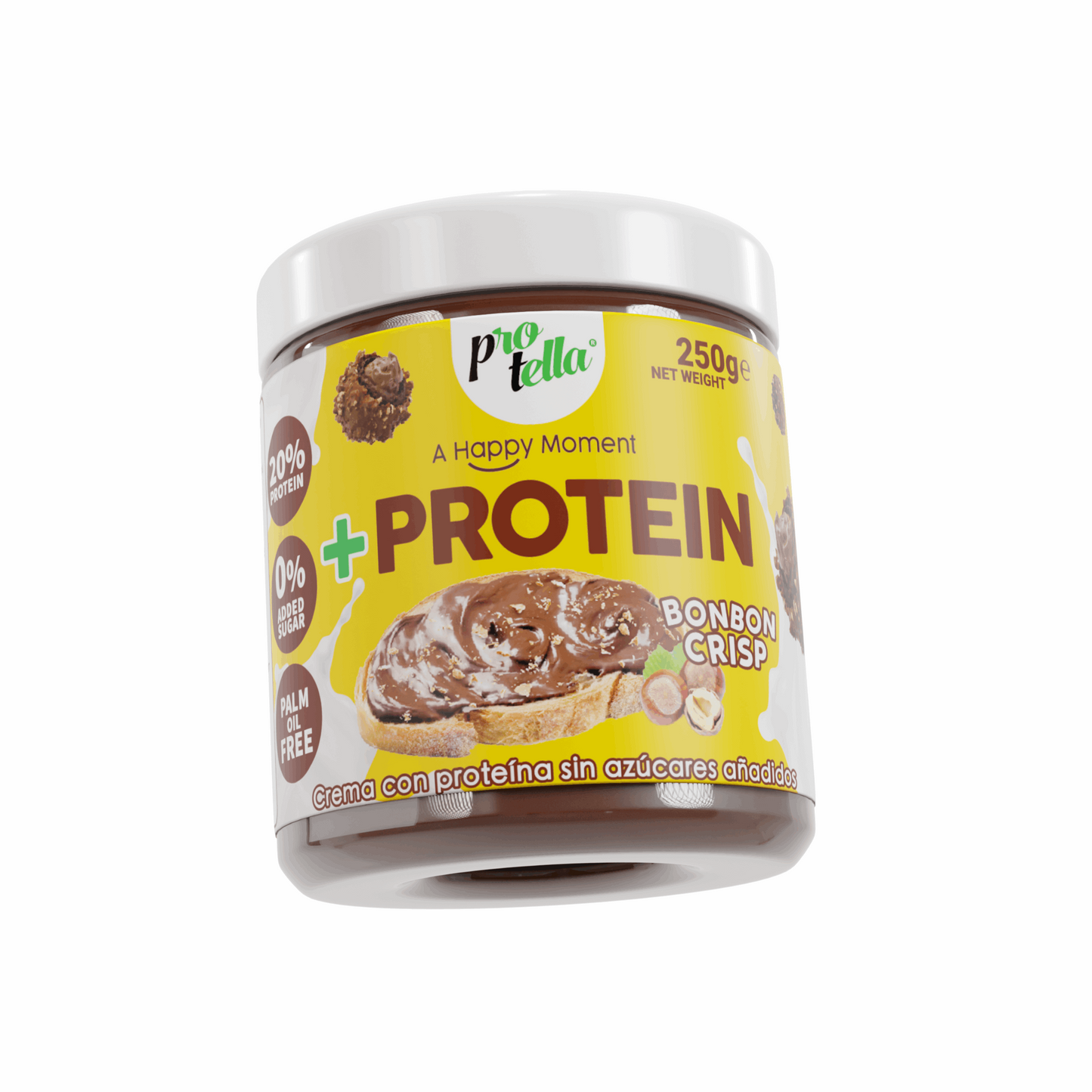 Protella Crema Proteina Bonbon Crisp 250gr - Salufarma