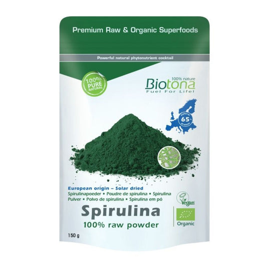 Biotona Spirulina Europeo Raw Powder 150g