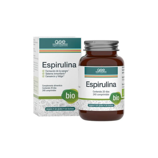 GSE Espirulina 240 comprimidos