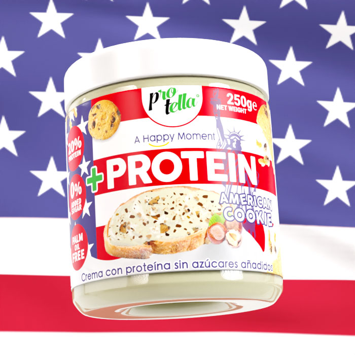 Protella Protein Crema American Cookie 250gr - Salufarma